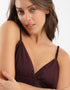 Cotton bralette with elastic straps